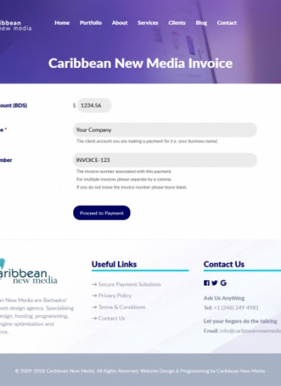 Caribbean New Media Payment Gateway